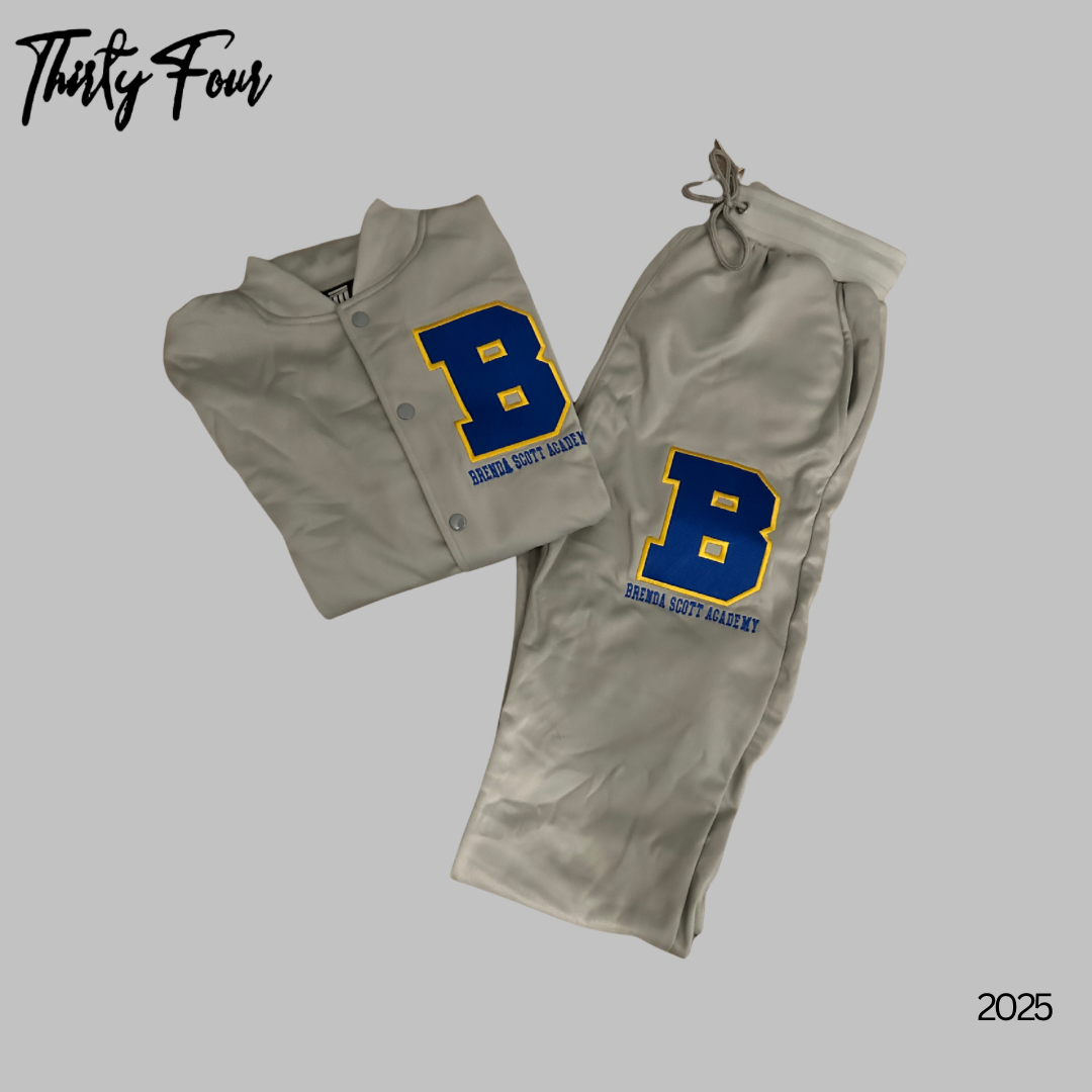 Brenda Scott Academy Grey Sweatsuit