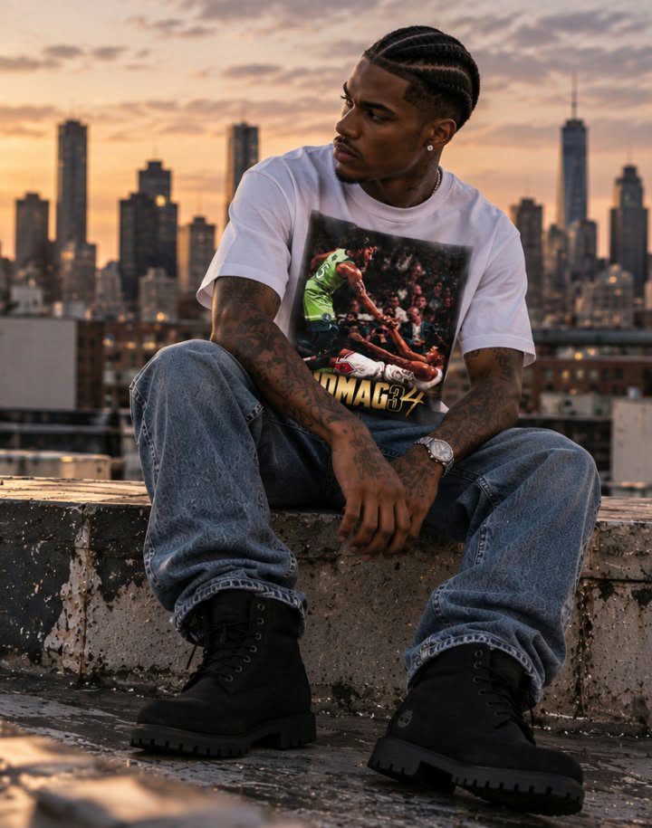 HOMAG34 HELP HIM UP Basketball Tribute Hoodie & T-Shirt