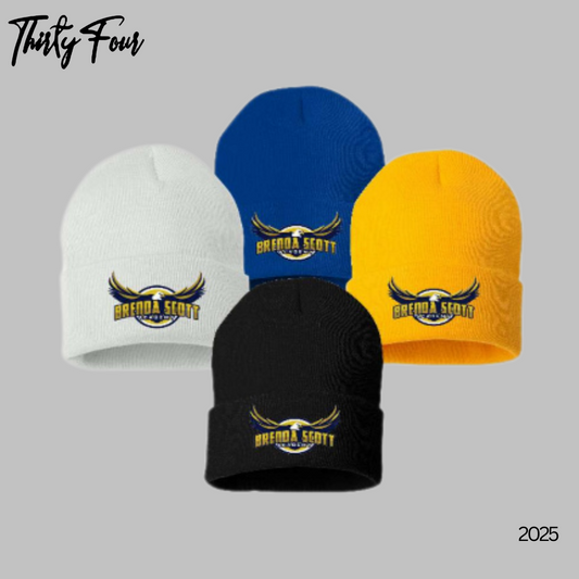 Brenda Scott Academy Embroidered Beanie