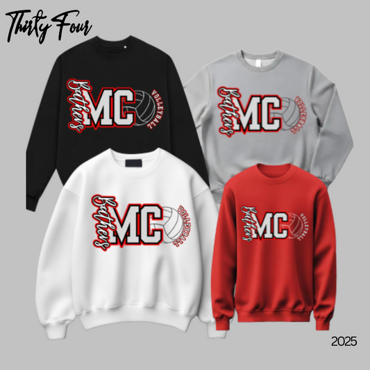 MC Bathers Volleyball Crewnecks