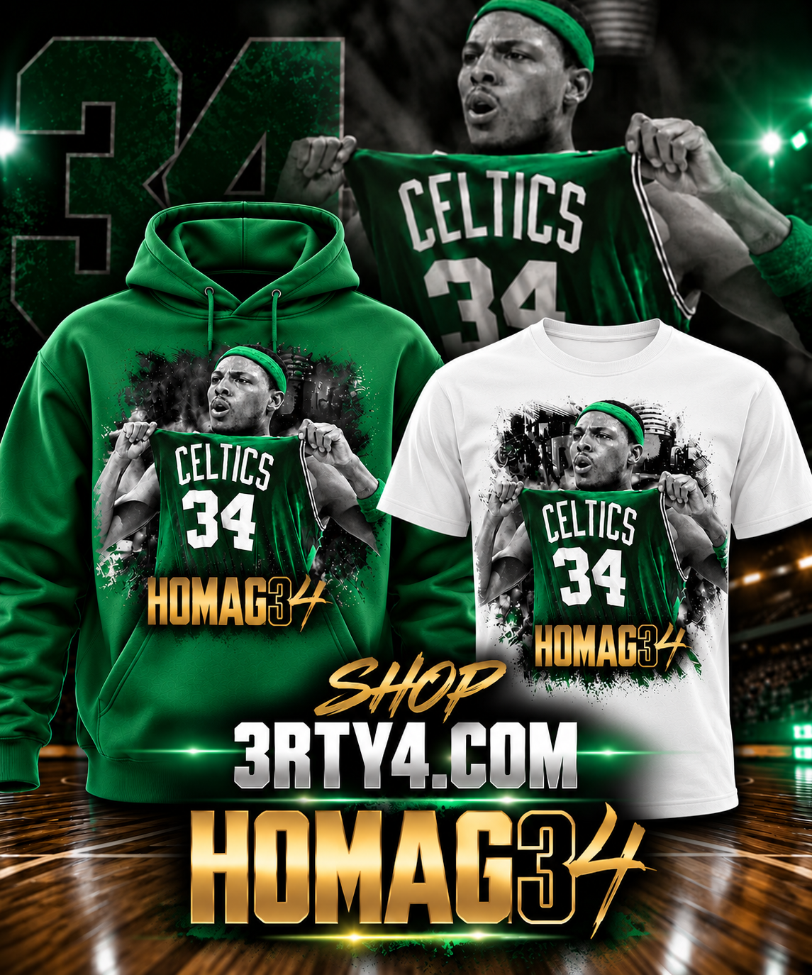 HOMAG34™ | Celtics 34 Tribute Collection – Thirty 4