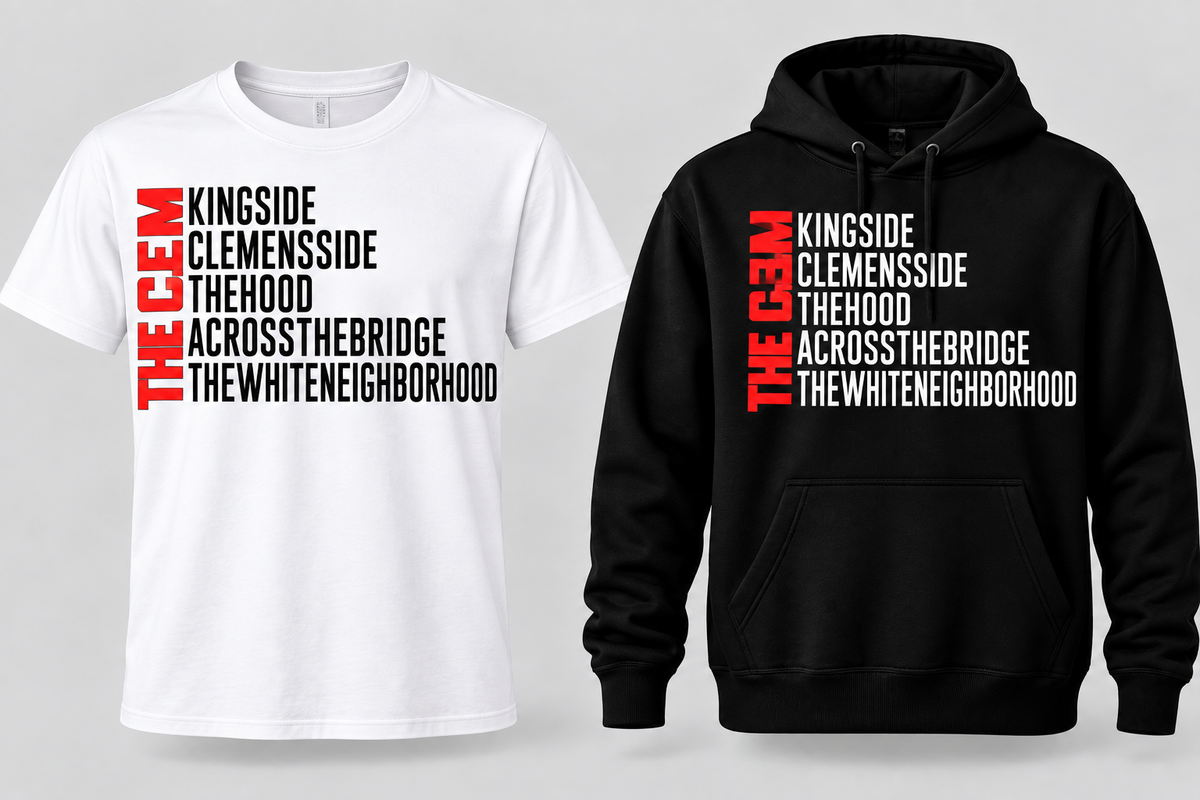The Kingside Clemenside Neighborhood Tee & Hoodie Collection