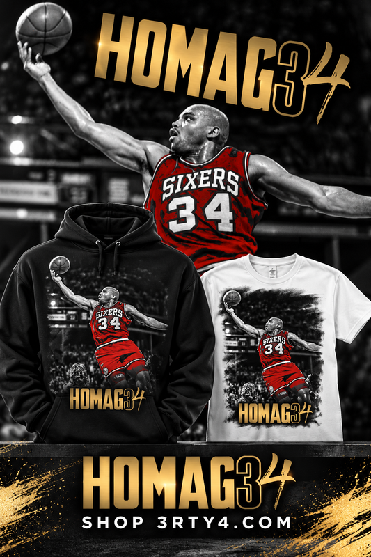 HOMAG34 SIXERS 34 Basketball Tribute Collection – Thirty 4