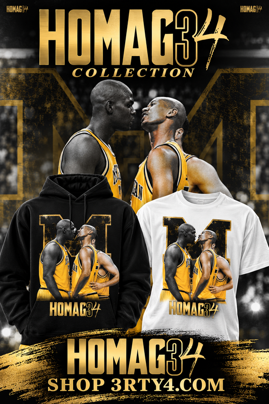 HOMAG34 Basketball Collection Showdown Hoodie & T-Shirt