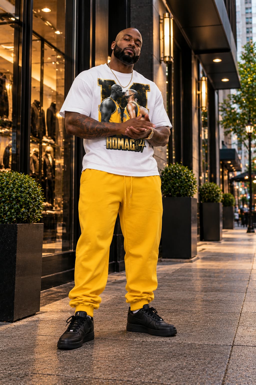 HOMAG34 Basketball Collection Showdown Hoodie & T-Shirt