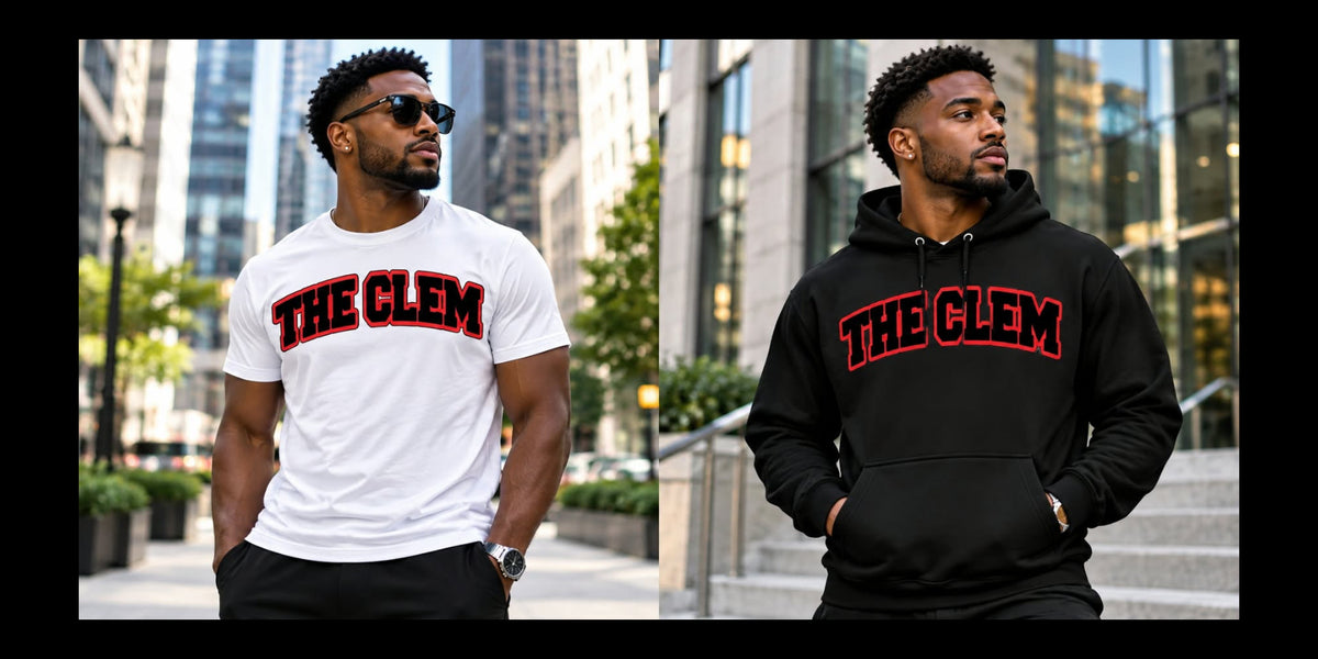 The Clem Collegiate Collection | T-Shirt & Hoodie