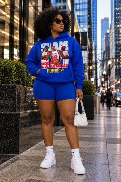 HOMAG34 “Rock L.A. Familia” Retro Basketball Hoodie & T-Shirt