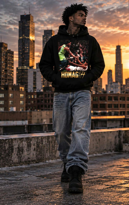 HOMAG34 HELP HIM UP  Basketball Tribute Hoodie & T-Shirt